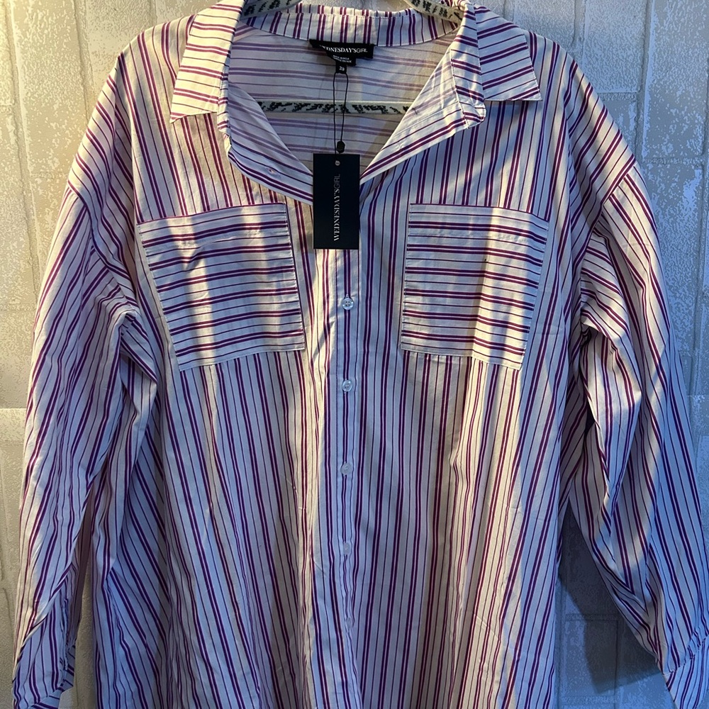 Vineyard Vines Striped Button-Up Shirt
